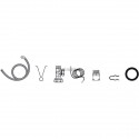 Kit avec raccordement hydraulique intégré pour réchauffeur séparé gam me 2000 ECO RADIO SYSTEM réf. F3AA40447