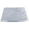 Rideau de douche H 200 L 180 cm 8 anneaux plastique blanc réf. 804182