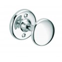 Porte-peignoir 1 tête Laiton Chromé réf. 003731