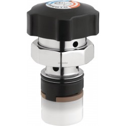 Tête interchangeable ALPA allonge bouton noir Réf 01020