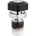 Tête interchangeable ALPA allonge bouton noir Réf 01020
