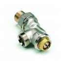 Robinet de radiateur équerre inversé thermostatique R807 - raccord 1/2