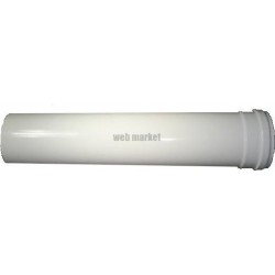 Rallonge 1,00 mètre pour conduit diamètre 60-100 Réf F3AA40281