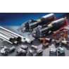 Raccord avec filetage acier zn M diamètre : 54-2réf . 21711