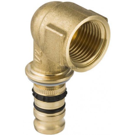 Coude mixte taraudé femelle 15x21 D16 Réf 611.256.00.5