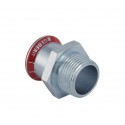 Raccord avec filetage acier zn M diamètre : 42-1 1/2réf . 21710