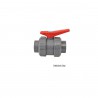 Robinet à tournant sphérique pression K62 PVC Embout à coller. diamètre : 50 Passage : 50 VBCE50