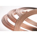 Tube cuivre NF recuit diamètre : 14 mm épaisseur : 1 mm couronne de 50 mètres Réf. 2821028019272