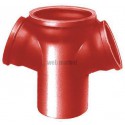Embranchement Culotte double SME à 68° en fonte diamètre nominal 100-100mm Réf. 156153 PAM