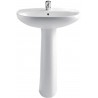 Lavabo sur colonne POLO Lg : 63cm Porcelaine Blanc 325291003