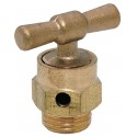 Robinet purge simplifié laiton brossé 8 x 13 réf. 136708
