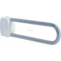 Barre d appui relevable 60cm, tube D30mm, fixations invisibles, blocage en position verticale, inox brossé Réf 048865