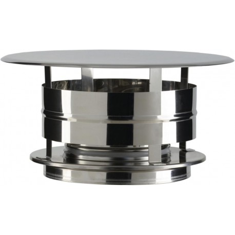 Chapeau aspirateur THERMINOX TI, diamètre 150 mm, tous combustibles CAI 150 TZ / réf. 21150037