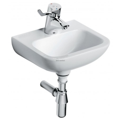 Lave-mains MATURA 2 37 x 31 cm en porcelaine sans trop-plein, blanc Réf. S213401