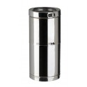 Elément droit Therminox TI longueur 35-45 cm diamètre 150 mm Réf ER 35 45 150TIHT / 21150030