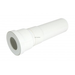 Pipe WC droite diamètre 100 mm longueur 40 cm PVC réf. QW3340