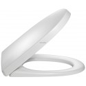 Abattant ODEON UP Thermodur avec charnières métal inox, blanc réf. 8407K-00