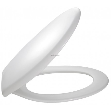 Abattant BRIVE avec charnières métal blanc Réf. E4357G-00