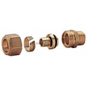 Raccord mâle étanche pour tube plastique PER diamètre 12 x 17 / 10 / 12 réf. R186MY005
