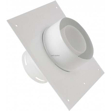 Plaque plafond C9 avec tuyau 15 cm diamètre 80 / 125 mm réf. 445780
