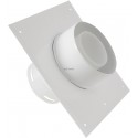 Plaque plafond C9 avec tuyau 15 cm diamètre 80 / 125 mm réf. 445780