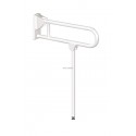 Poignée relevable avec béquille D32 Nylon HR blanc 650 mm Réf 5162N