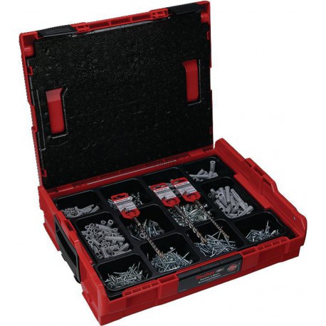 Cheville SX avec vis + foret en coffret L-BOXX réf.511434