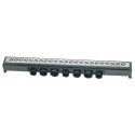 Caniveau de douche complet CONCERTO 80 cm ABS Ino x brossé