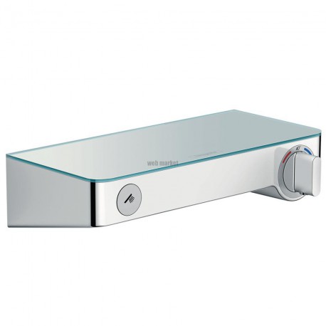 Mitigeur thermostatique douche Ecostat ShowerTablet Select 300 blanc chromé réf. 13171400