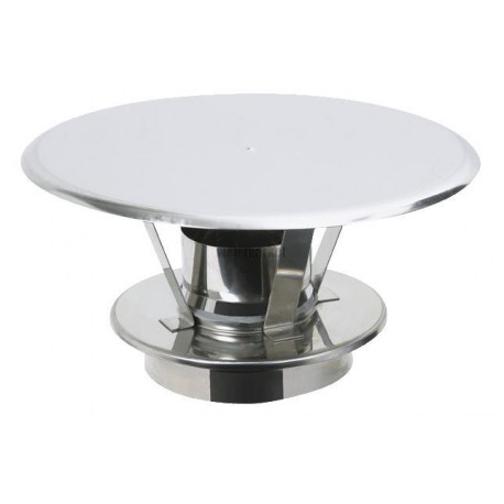 Chapeau pare-pluie THERMINOX TI, diamètre 180 mm, tous combustibles CPI 180 TZ / réf. 21180087