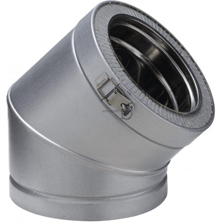 Coude 45° THERMINOX ZI, diamètre 180 mm, Spécial Gaz EC 45 180 ZI / réf. 23180021