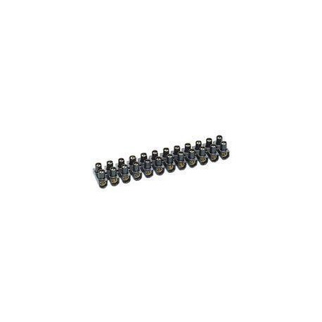 Barrette de connexion à vis Nylbloc - cap 6 mm² - noir - Ref.034213