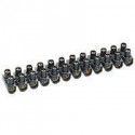 Barrette de connexion à vis Nylbloc - cap 10 mm² - noir - Ref.034215