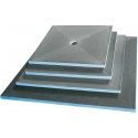 Receveur rectangulaire Fundo Primo - écoulement centré - polystyrène extrudé - 1,4x0,9 m - ép. 40 mm