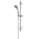 Ensemble de douche CITRUS, comprenant barre + douchette D 90 + flexible, chromé réf. E12907-CP