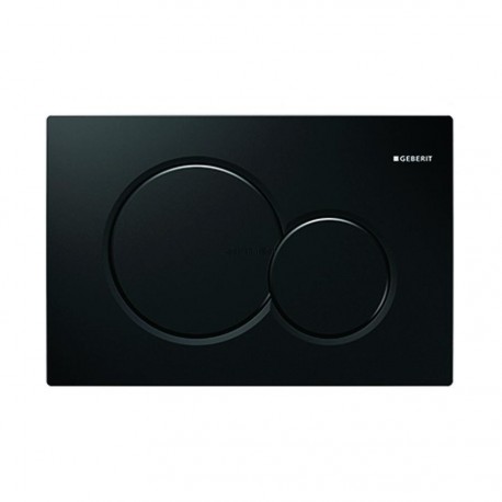 Plaque de déclenchement double touche SIGMA 01 noir, compatible bâti SIGMA DUOFIX UP 320 et 720 Réf. 115.770.DW.5