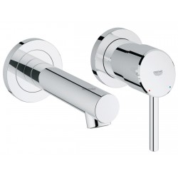 Mitigeur monocommande 2 trous lavabo Taille S Concetto Chromé 19575001