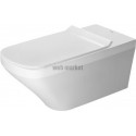 Cuvette suspendu Vital 700mm Durastyle Rimless blanc fond creux réf. 2559090000