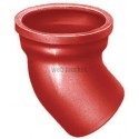 Coude à 45° SME en fonte diamètre nominal 50mm Réf. 156033 PAM