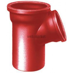 Embranchement Culotte simple SME à 68° en fonte diamètre nominal 150-100mm Réf. 156225 PAM