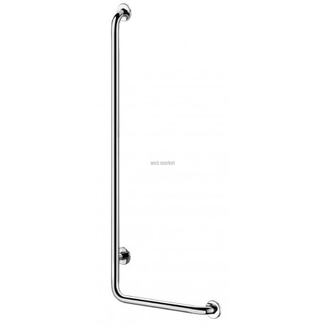 Poignée d équerre inox droite D32 fixations invisibles 450x1150 Réf 5071DP2