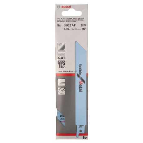 Lame de scie sabre S 922 AF Flexible For Metal Réf. 2608656013
