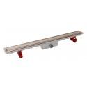 Caniveau de douche pour grille 50 mm avec grille réversible diamètre 40 mm 990x95mm Réf. SICAN100R