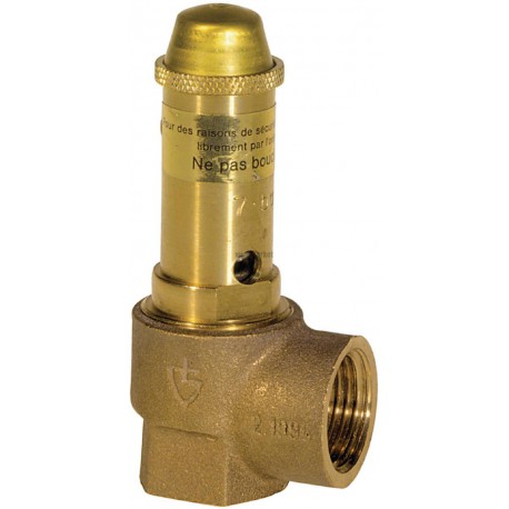 Soupape de sûreté Réf. S33GS07 diamètre 1 1/4 F, 7 bars