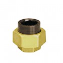 Union 3 pièces mixtes taraudées SYSTEM O PVC/laiton Femelle diamètre : 63x2 H3G/L63