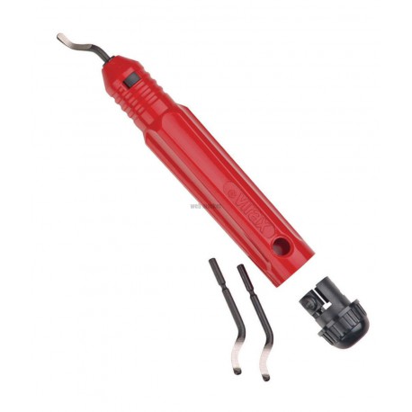 Ebavureur crayon à lame interchangeable pour ébavurage intérieur de tubes cuivre, PVC, PEHD 221261