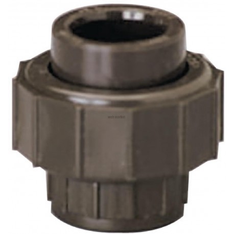 Union 3 pièces SYSTEM O femelle femelle à coller D63 H3P63