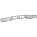 Barrette de montage longue (entraxe de 76,5 et 153 mm) Réf 601.732.00.1