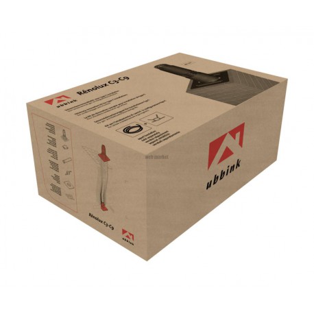 Kit entrée murale Rolux Condensation Rénolux diamètre 60 / 100 - 60 Gaz / Fioul Ocre réf. 184425