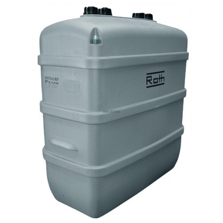Cuve fioul avec cuvette de rétention intégrée ROTHALENS PLUS PEHD 1000 L réf. 1401000331